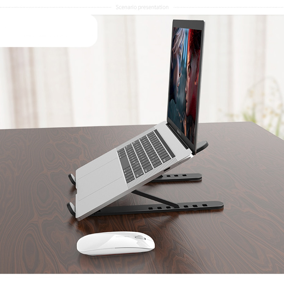 Folding Laptop Stand with Adjustable Angle Folding Laptop Stand with Adjustable Angle