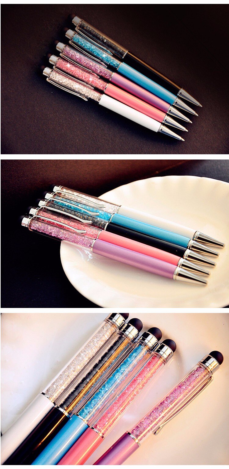 Set of 5 Diamond Crystal Ballpoint Pens Set of 5 Diamond Crystal Ballpoint Pens