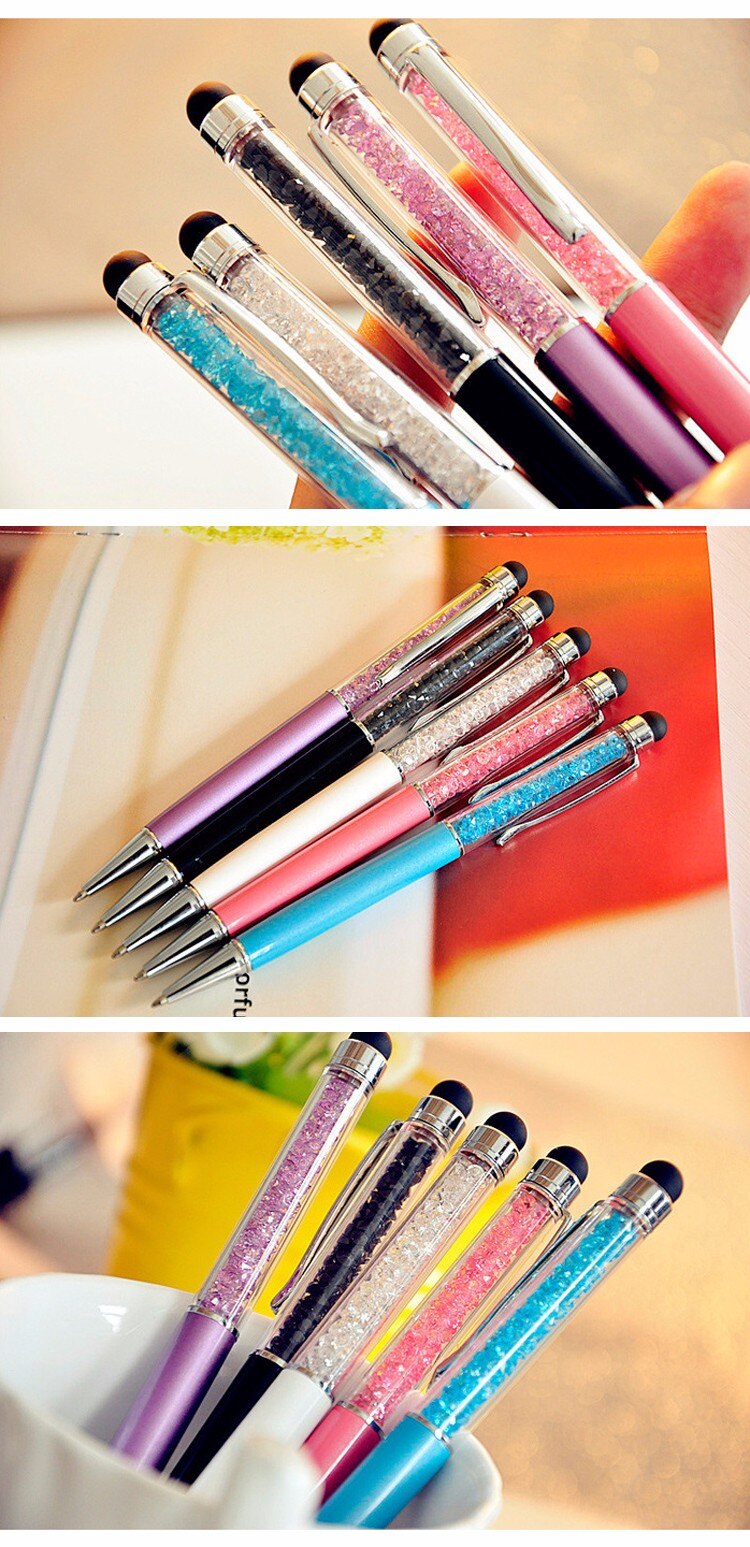 Set of 5 Diamond Crystal Ballpoint Pens Set of 5 Diamond Crystal Ballpoint Pens