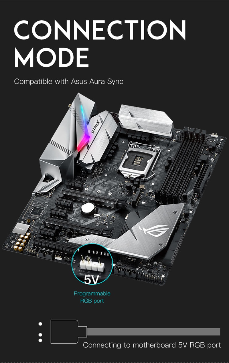 Adjust LED Case for Computer Cooler