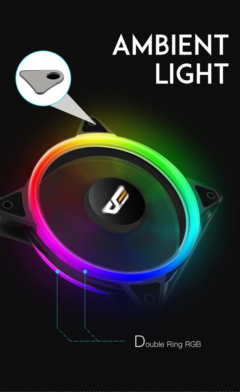 Adjust LED Case for Computer Cooler