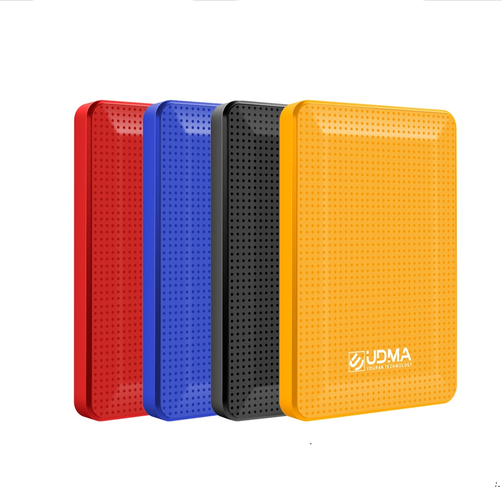 Multicoloured Portable External Hard Driver