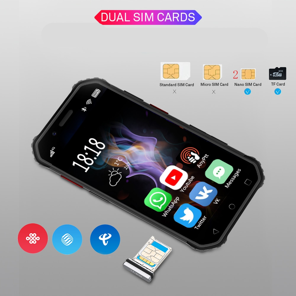 Waterproof Mini Smartphones with NFC