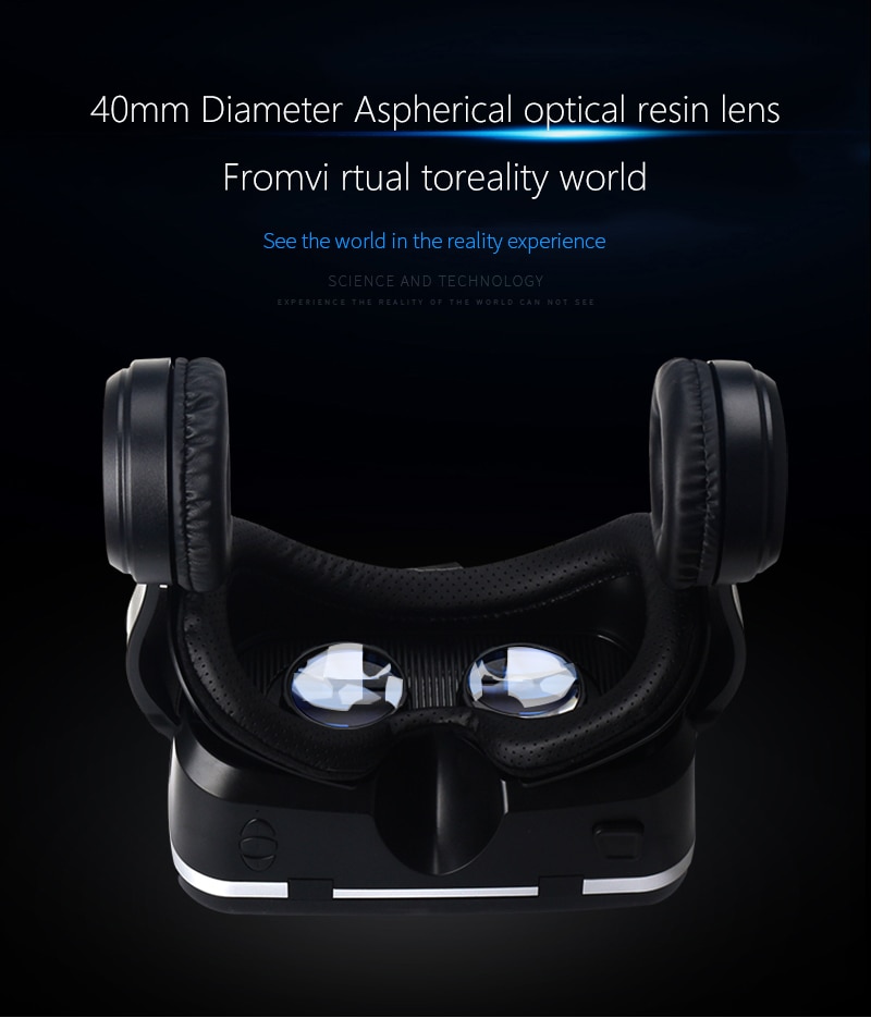 6.0 Virtual Reality Smartphone 3D Glasses
