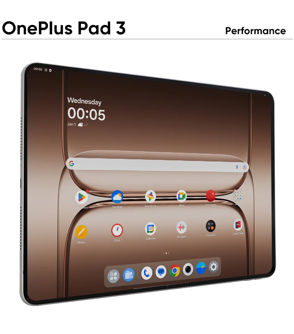 Global Version OnePlus Pad 3 13.2inches Tablet 144Hz Screen 12140mAh Snapdragon 8 Battery 13MP Rear Camera 8 Speakers 80W Charge