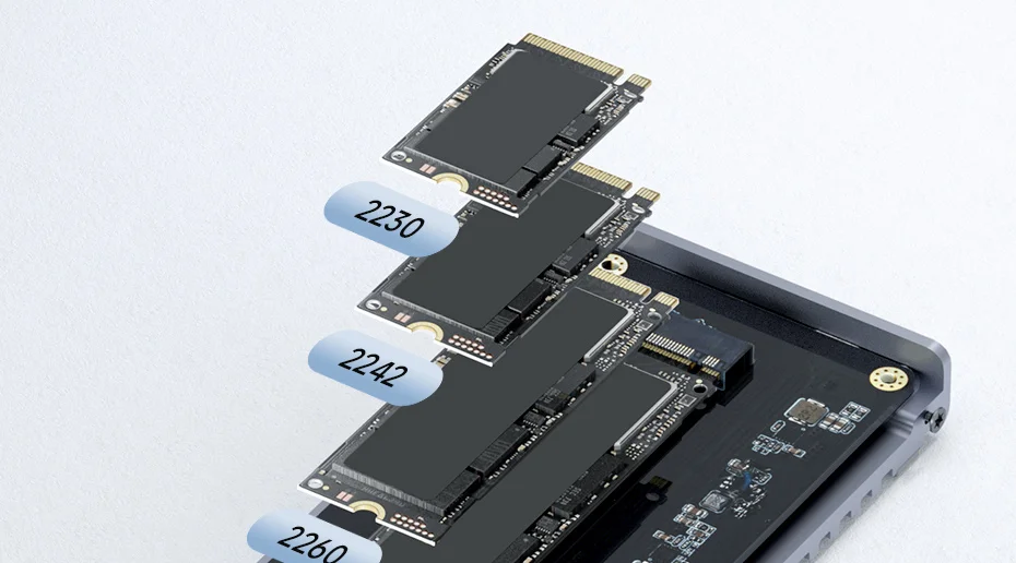 Hagibis 40Gbps USB4 M.2 NVMe SSD Enclosure With LED Display USB4 Cable for Thunderbolt 4/3 USB 3.2/3.1/3.0 B+M M-Key SSD Case