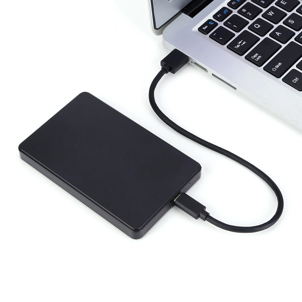 Mobile Hard Disk Box 2.5 inch USB 3.0 Notebook Mechanical Solid State Sata Mobile HDD Box Mobile Hard Disk Box With USB C Cable
