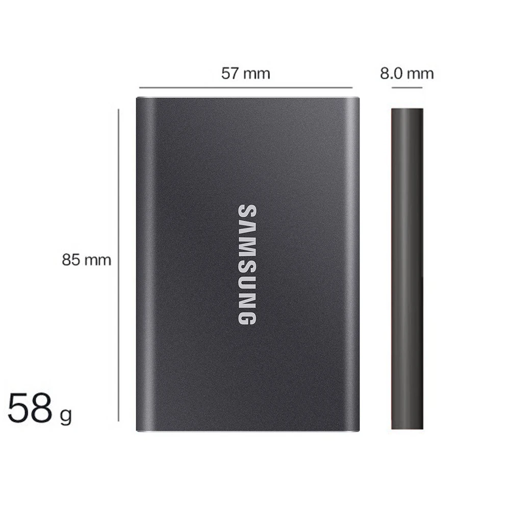 SAMSUNG T7 Solid State Drive T7 Shield T9 Portable SSD 1TB 2TB High Speed USB3.2 NVMe PSSD For Laptop Professional Disk