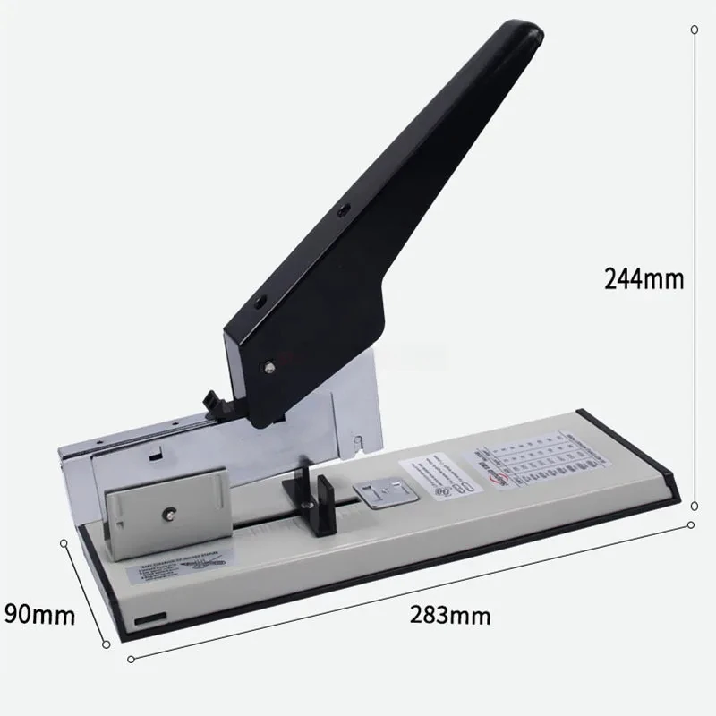 Large Capacity Paper Binding Stapler With Nails Heavy Duty Stapler Bookbinding Stapling Staples Hand Operated Stapler 100 Sheets