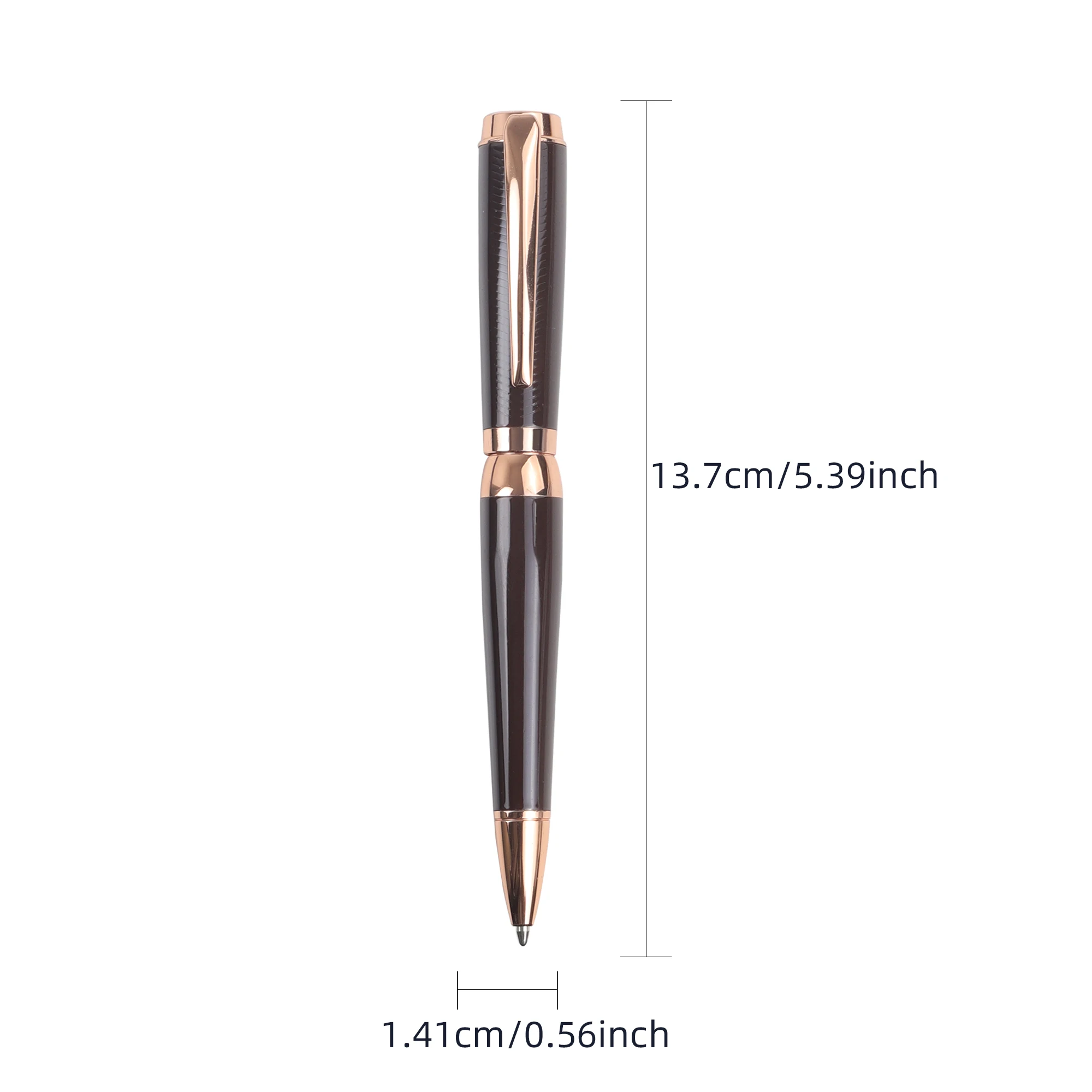 1 Of Luxury Fashion Style Ballpoint Pen Set - Black Ink, Strong Design, Perfect for Stylish Individuals, Ideal for Gifting