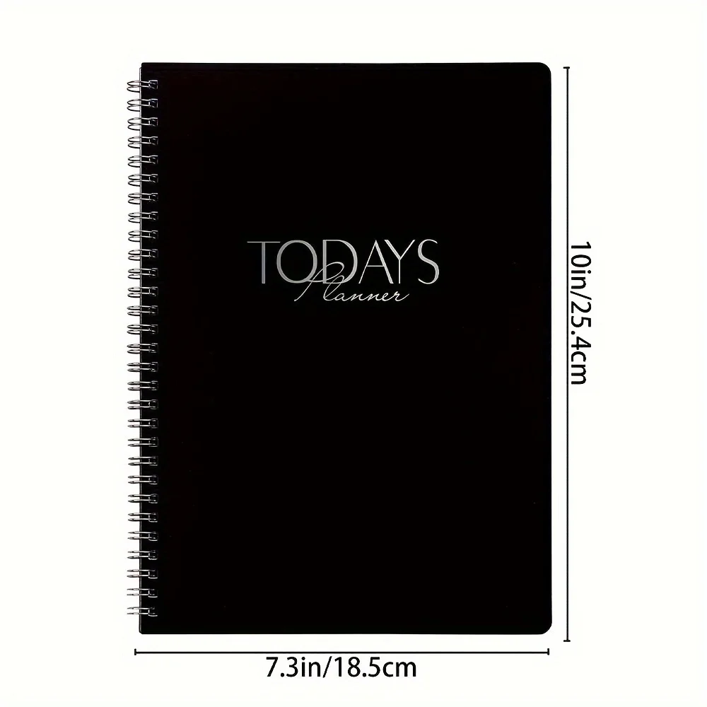 Daily Planner to Easily Organize Your Tasks and Boost Productivity 7.3 X 10 to Do List Planner, with Color Index Stickers 2026