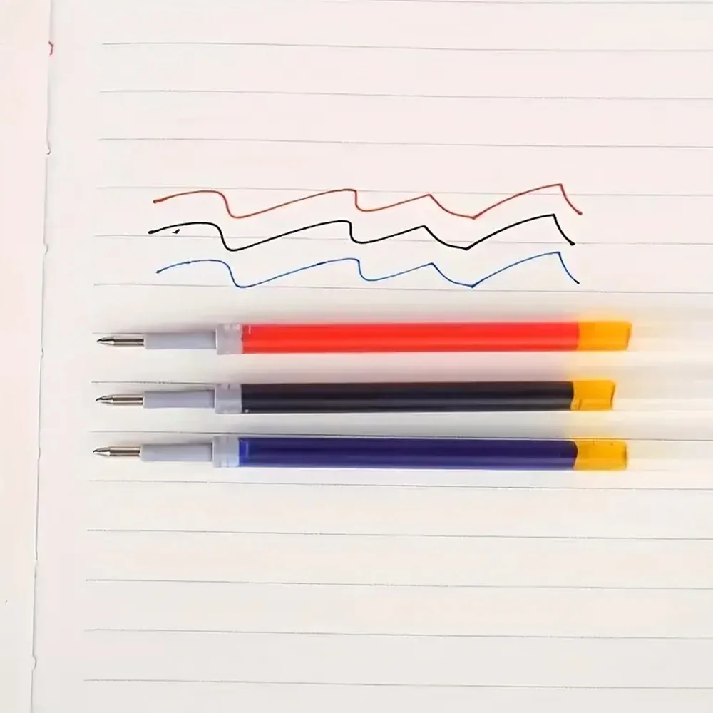 1-63Pc Retractable Gel Pens Set Black/red/blue Ink Ballpoint for Writing 0.5mm Refills Office Accessory School Supply Stationery