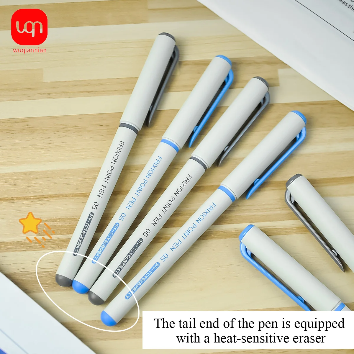 WQN Gel Ink Ballpoint ErasablePens PENS Office Accessories Kawai Gel Office Accessories Color Marker Cheap StuffCute Stationery