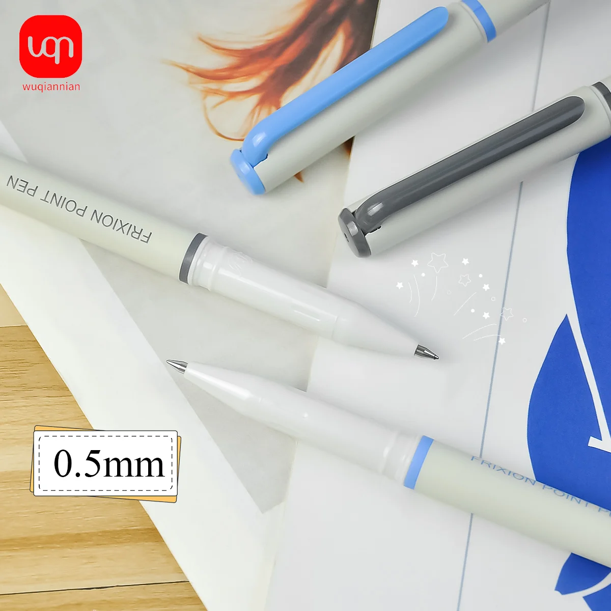 WQN Gel Ink Ballpoint ErasablePens PENS Office Accessories Kawai Gel Office Accessories Color Marker Cheap StuffCute Stationery