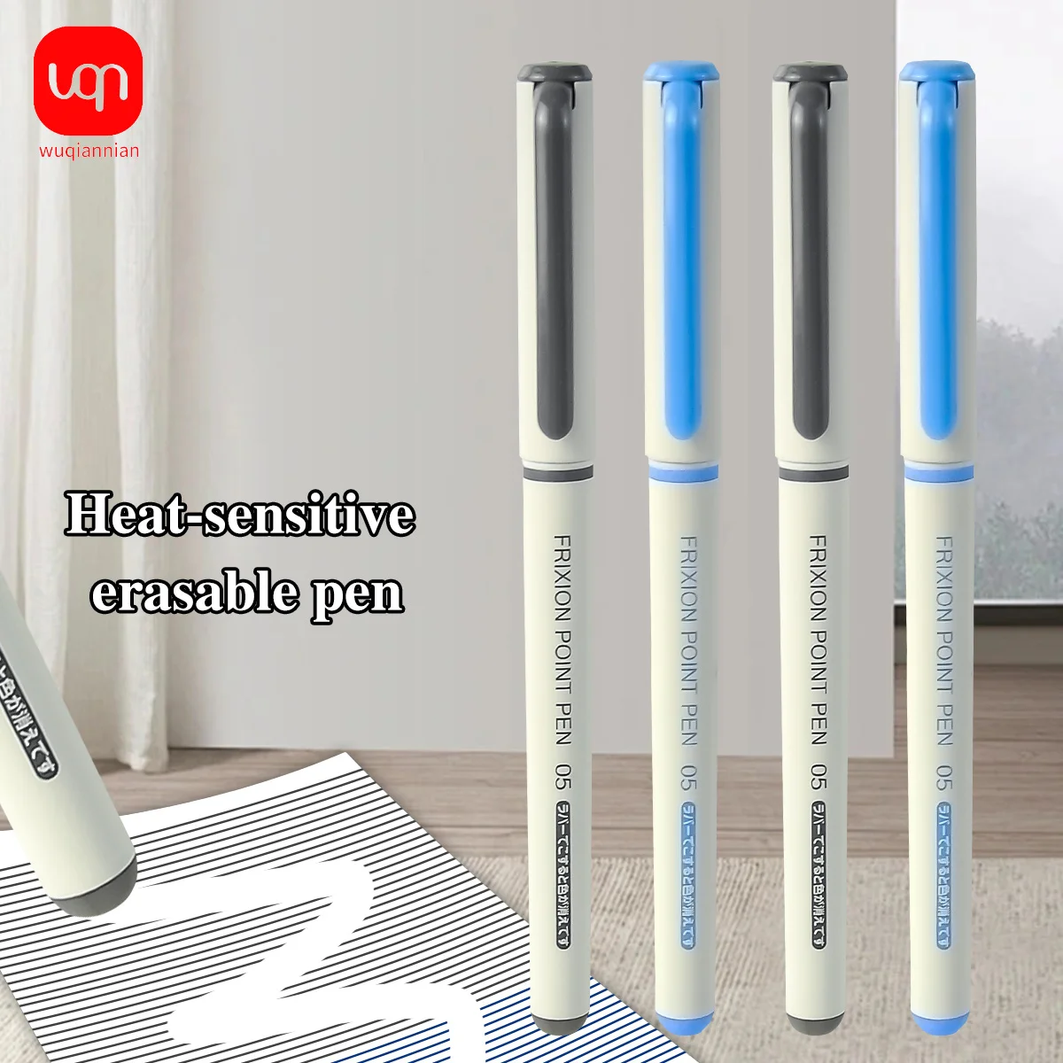 WQN Gel Ink Ballpoint ErasablePens PENS Office Accessories Kawai Gel Office Accessories Color Marker Cheap StuffCute Stationery