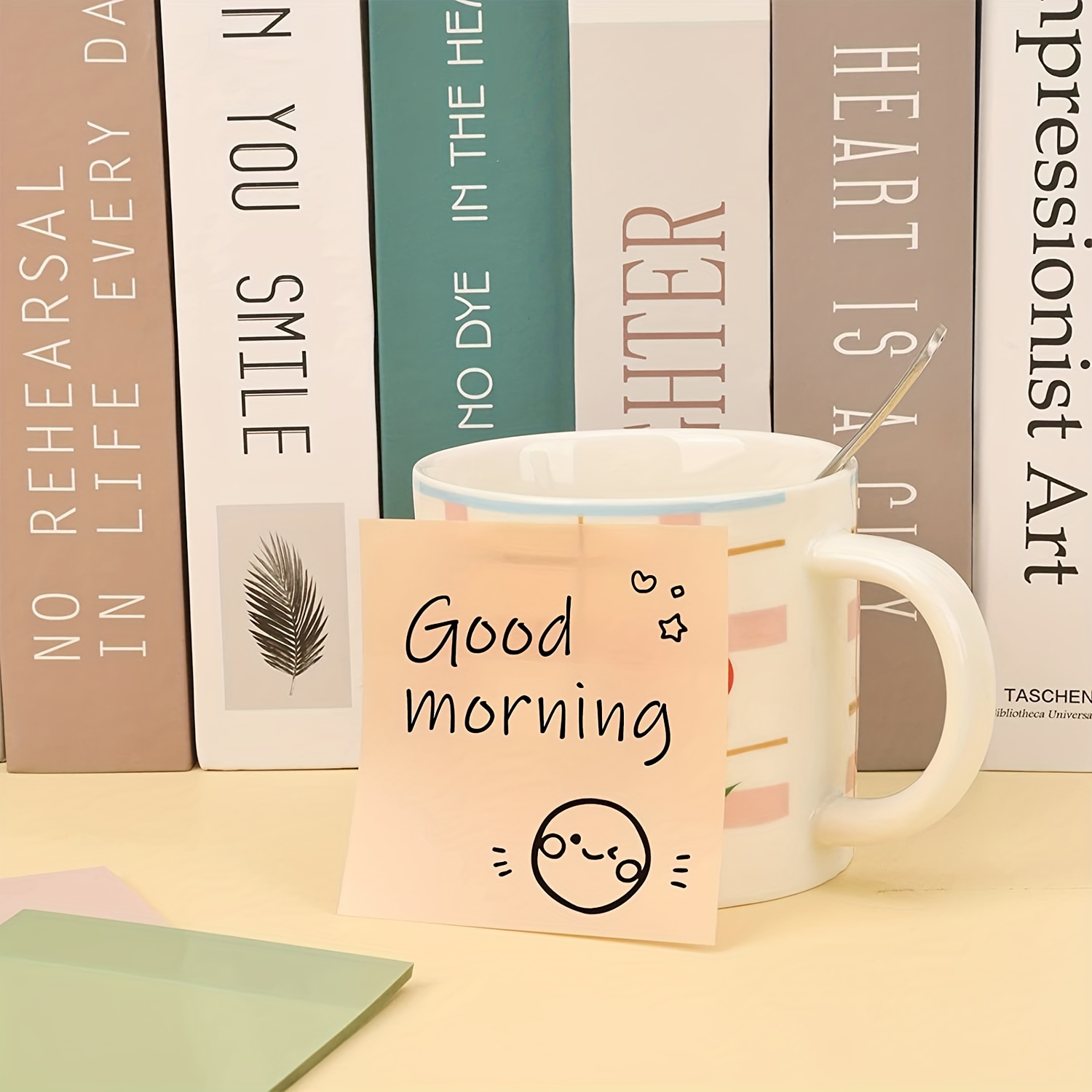 300 feuilles de notes adhésives transparentes pastel, 7,6 x 7,6 cm, 6 couleurs, pour onglets de Bible, onglets de livres, fournitures scolaires pour l'université et le bureau.